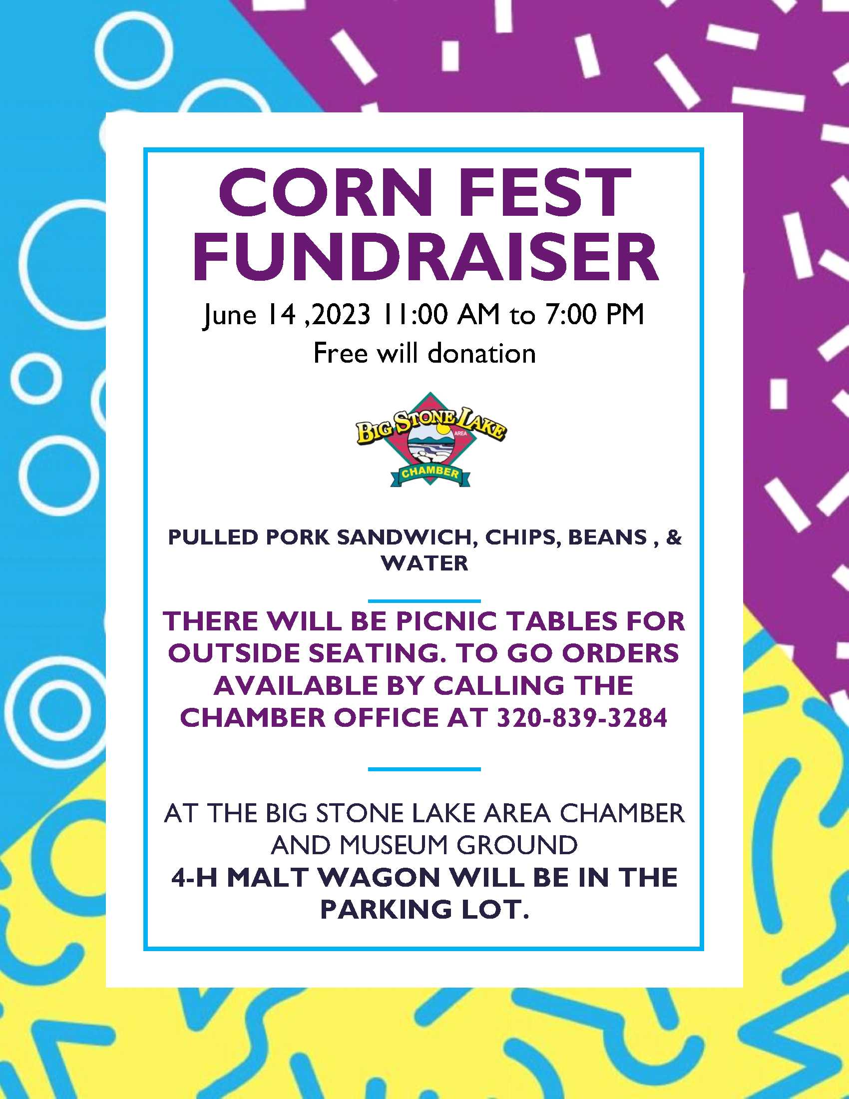 2023 CORNFEST FINDRAISER Big Stone Lake Area Chamber of Commerce