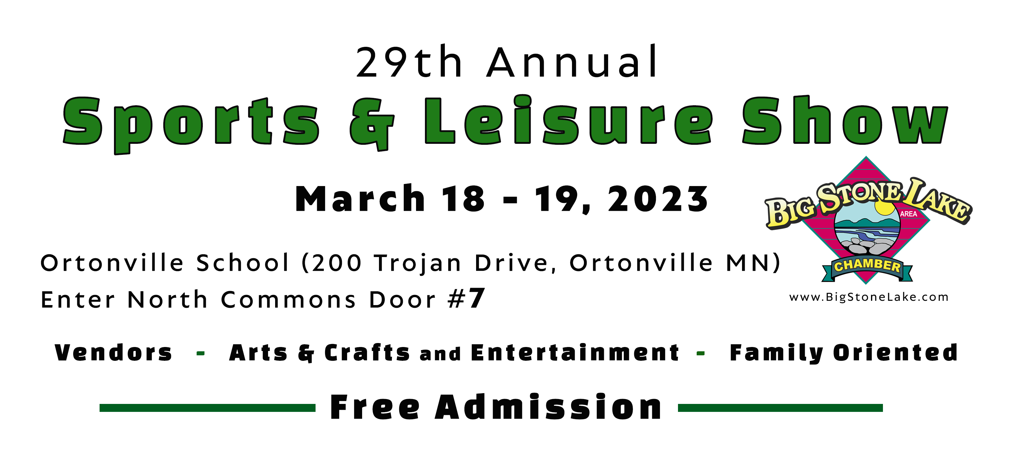 CANCELED 2023 Sports & Leisure Show Big Stone Lake Area Chamber of